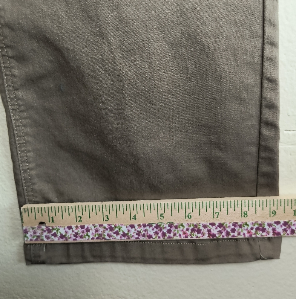 Catherines Brown Chinos Versatile Cotton Blend Plus Size 32W Casual - Picture 7 of 11